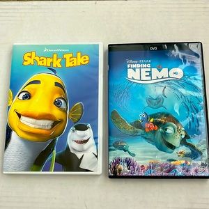 Kids movies Shark Tale & Finding Nemo